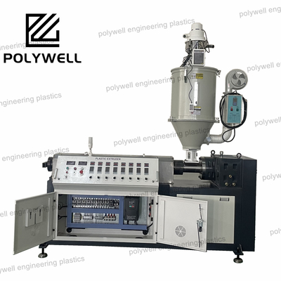 Single Screw Extruder Small Polyamide Plastic Extruder Machine To Produce PA66 Strip